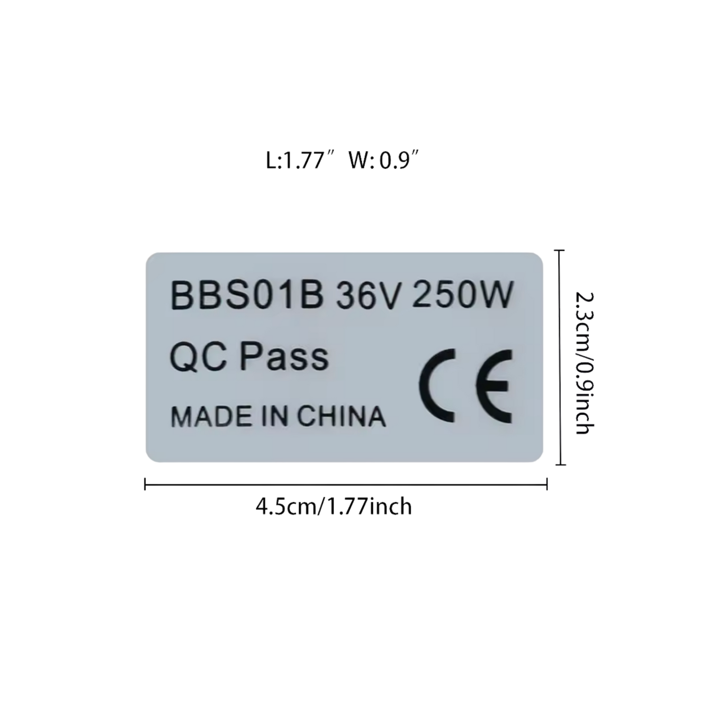 Stickers 250W 36V